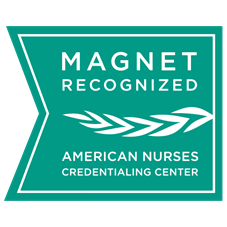 Magnet Recognized American Nurses Credentialing Center Badge Horizontal