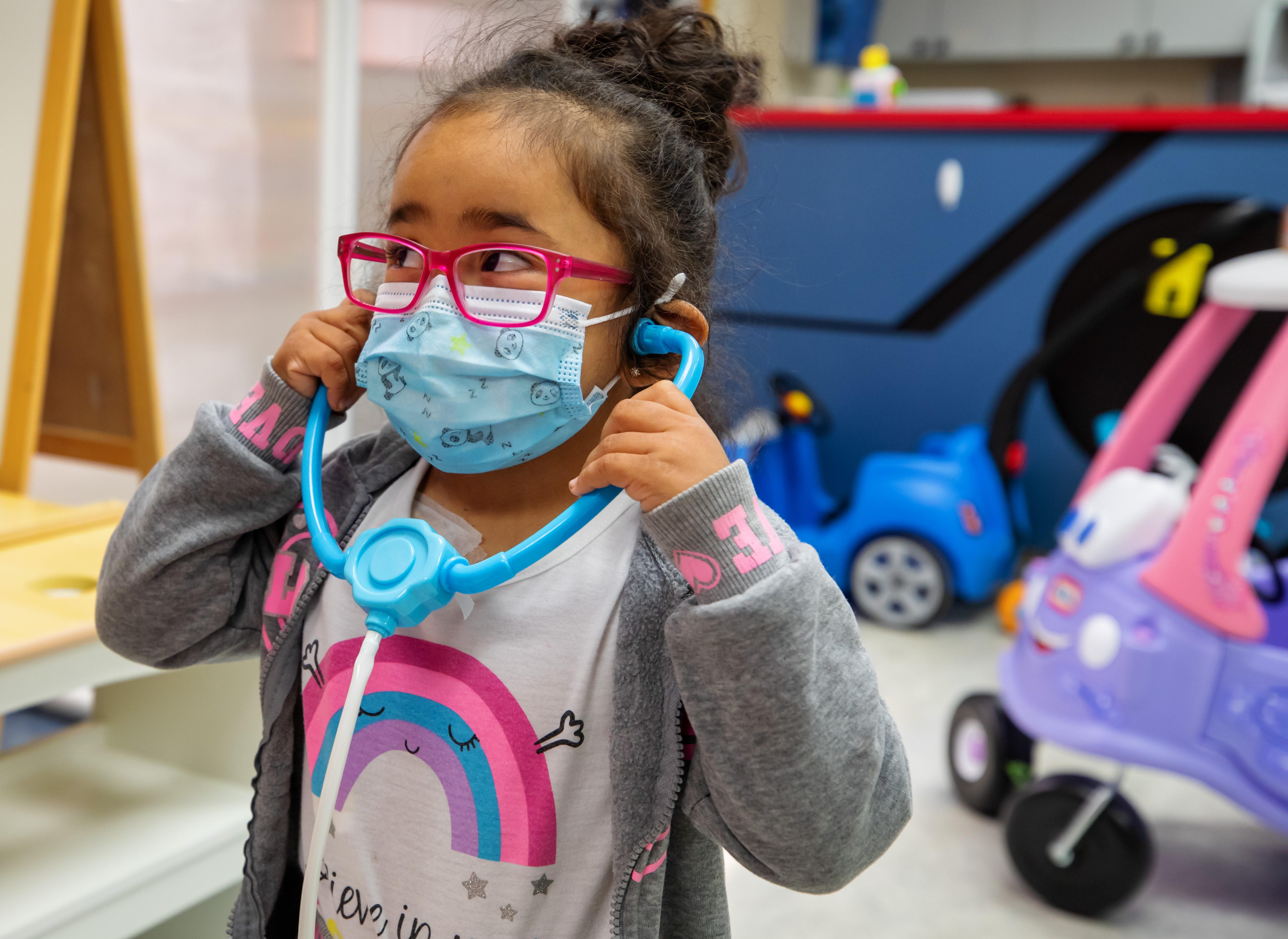 Child with Stethoscope