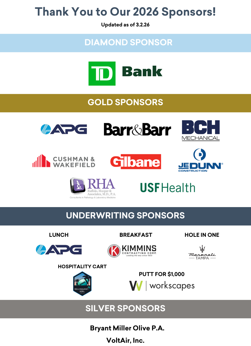 2026 Golf Sponsorship Logos