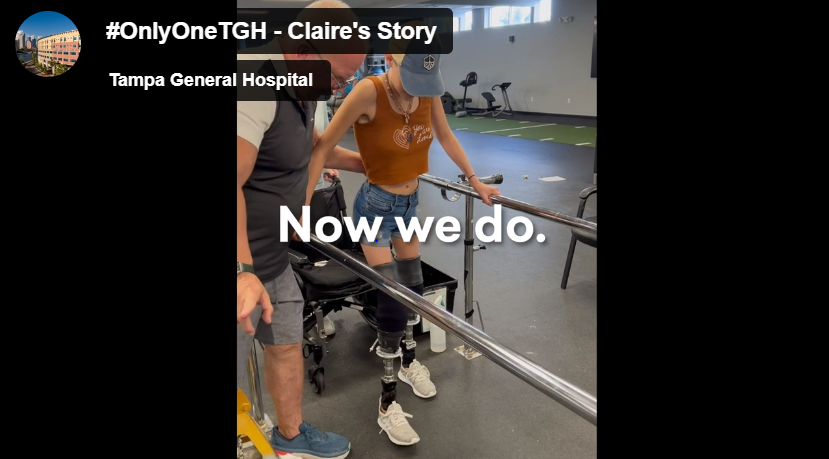 Claire's story about utilizing rehabililtation.