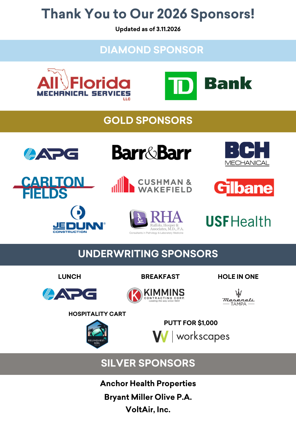 Golf Sponsorship Logos