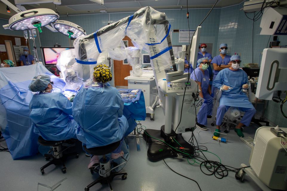 Dr Nicholas Panetta performs first fully robotic lymphovenous bypass