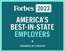 Forbes 2023 America's Best-In-State Employers Blue Badge