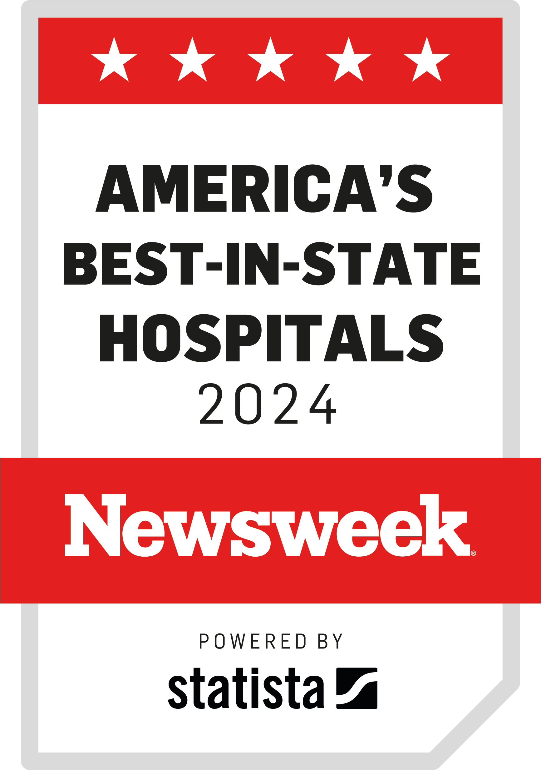 newsweek america's best-in-state- hospitals 2024 florida award badge