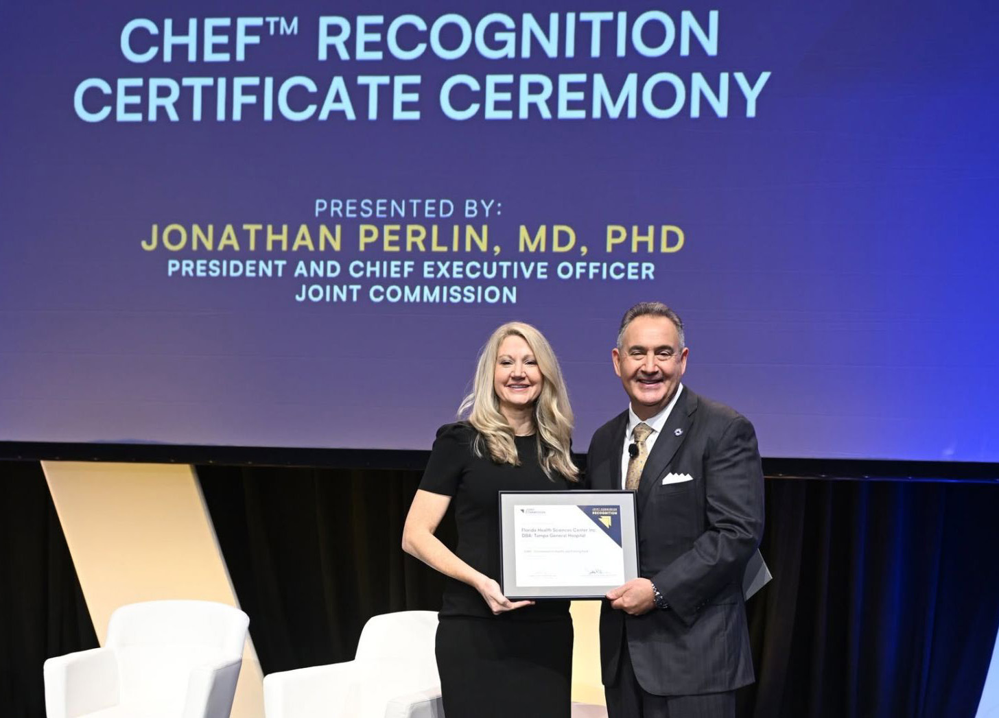 Tampa General Hospital is the first health care organization in the nation to earn recognition from the Joint Commission’s Commitment to Healthy and Enticing Food (CHEF) program.
