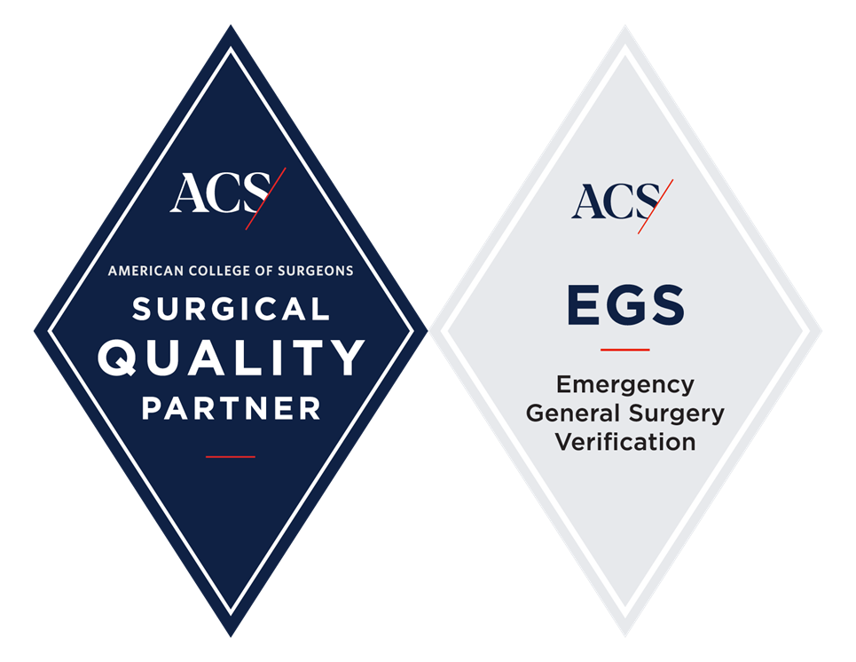american college of surgeons surgical quality partner emergency general surgery verification badge