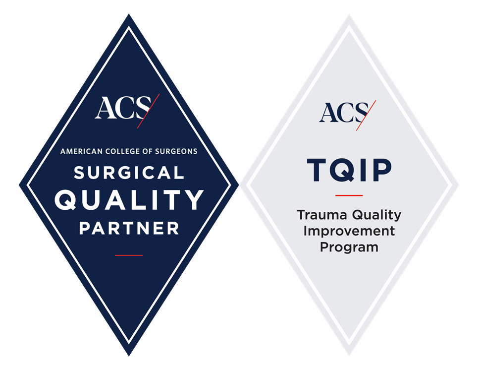 american college of surgeons surgical quality partner total quality improvement program badge