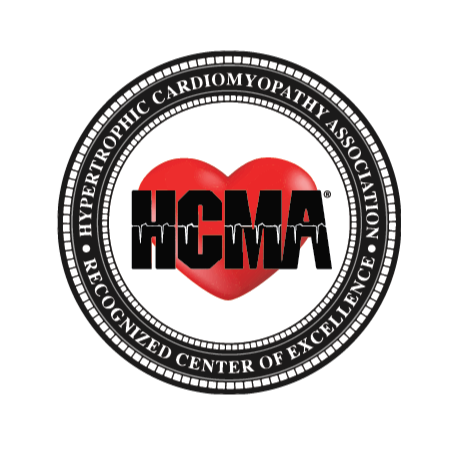 TGH recognized as a Center of Excellence by the Hypertrophic Cardiomyopathy Association (HCMA). This is a picture of the badge.