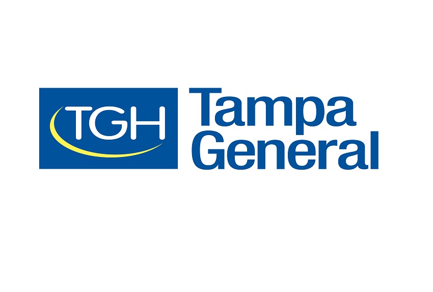 alternative logo featuring tgh acronym icon next to tampa general text
