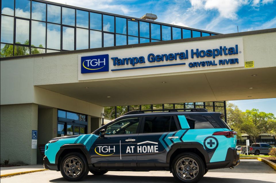 Hospital at Home Vehicle Outside TGH Crystal River