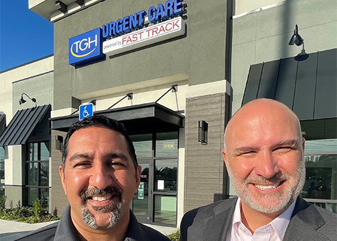 Exterior of TGH Urgent Care location in Apollo Beach