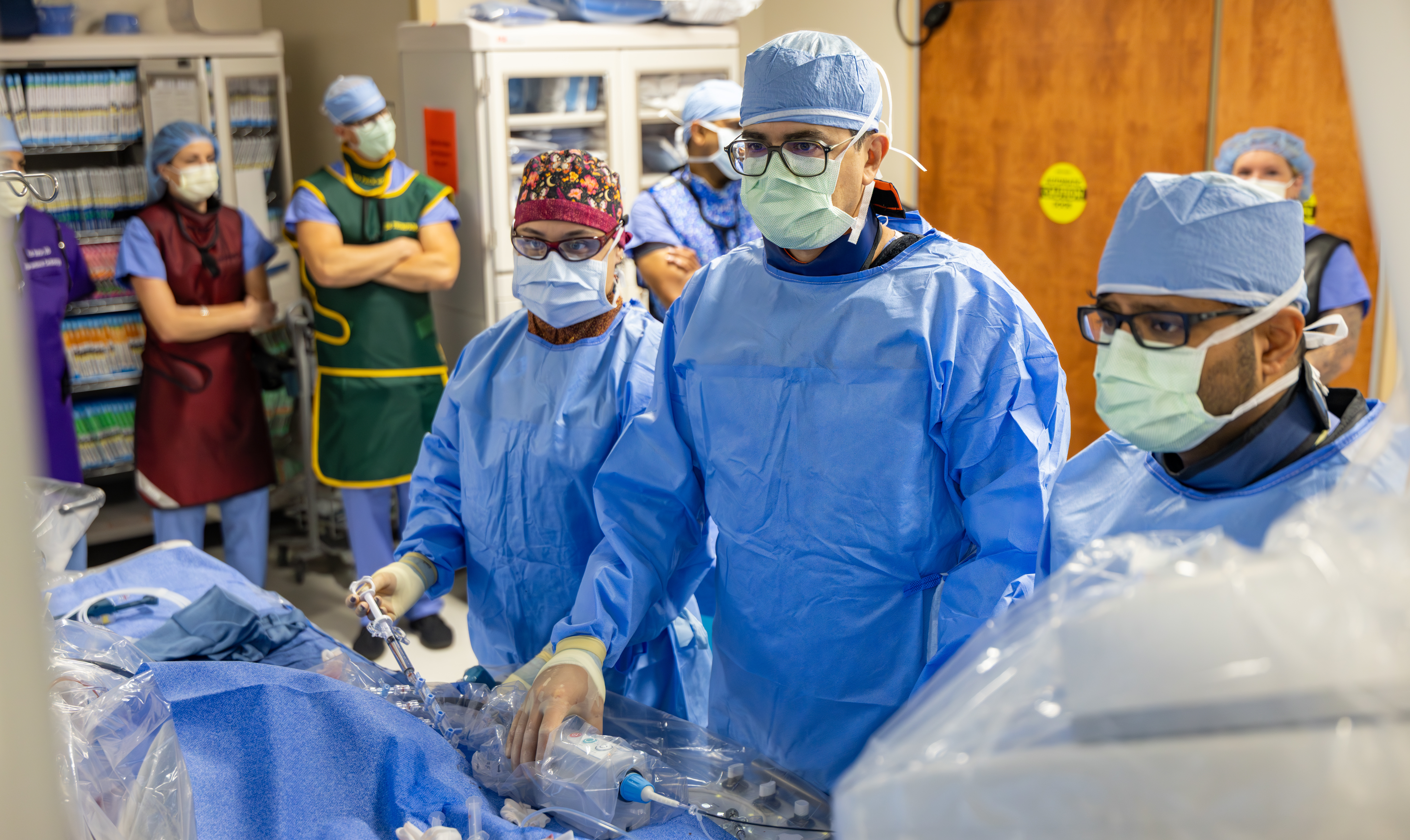 Dr. Hiram Bezerra, Director of the TGH Interventional Cardiology Center of Excellence and professor at USF Health Morsani College of Medicine, TGH recently hosted an exclusive hands-on training as part of Abbott’s OCT Clinical Pathway Program.
