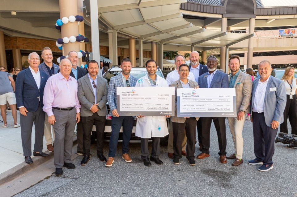 Tampa General Hospital Awarded Hyundai Hope on Wheels Grants