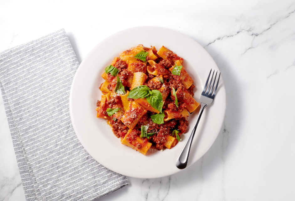 Beef Bolognese from the new TGH patient menu