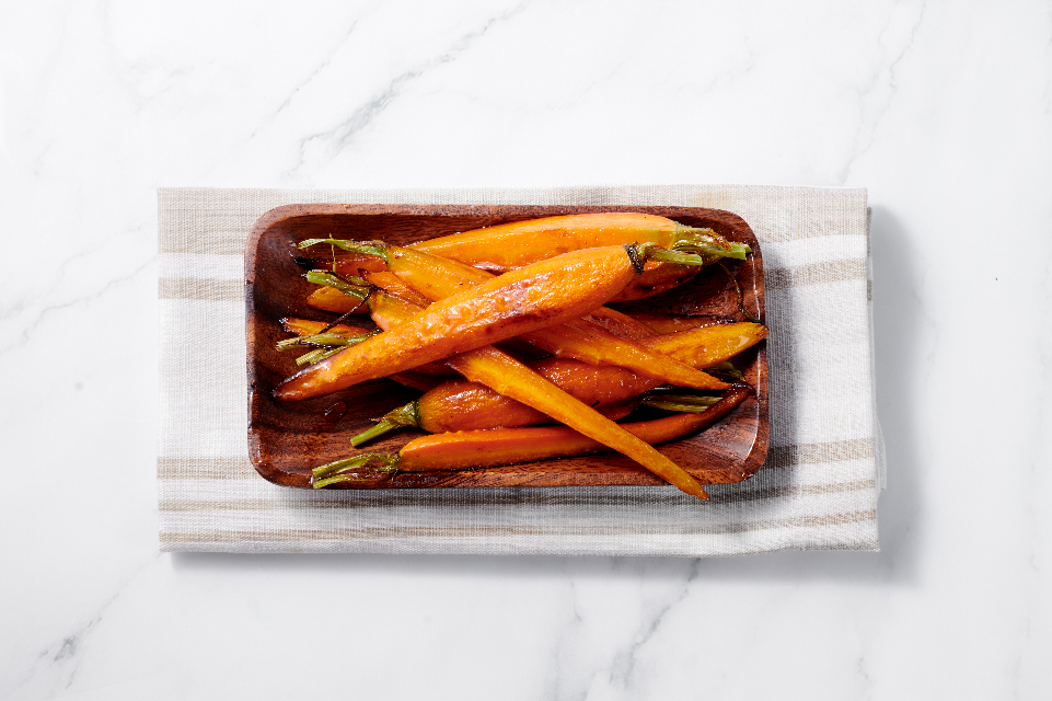 Honey-Glazed Carrots from Tampa General Hospital’s new menu.