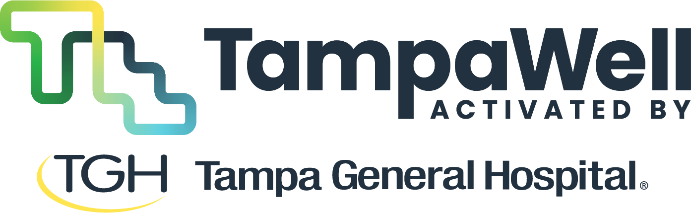 tampawell activated by tampa general hospital logo