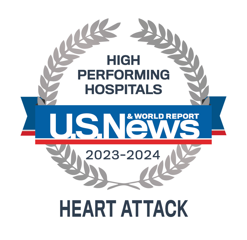 U.S. News & World Report High Performing Hospitals Heart Attack 2023 - 2024