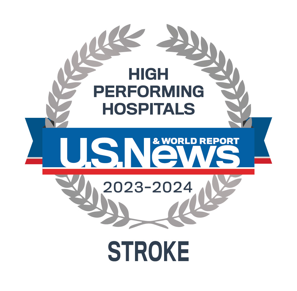 U.S. News & World Report High Performing Hospitals Stroke 2023 - 2024