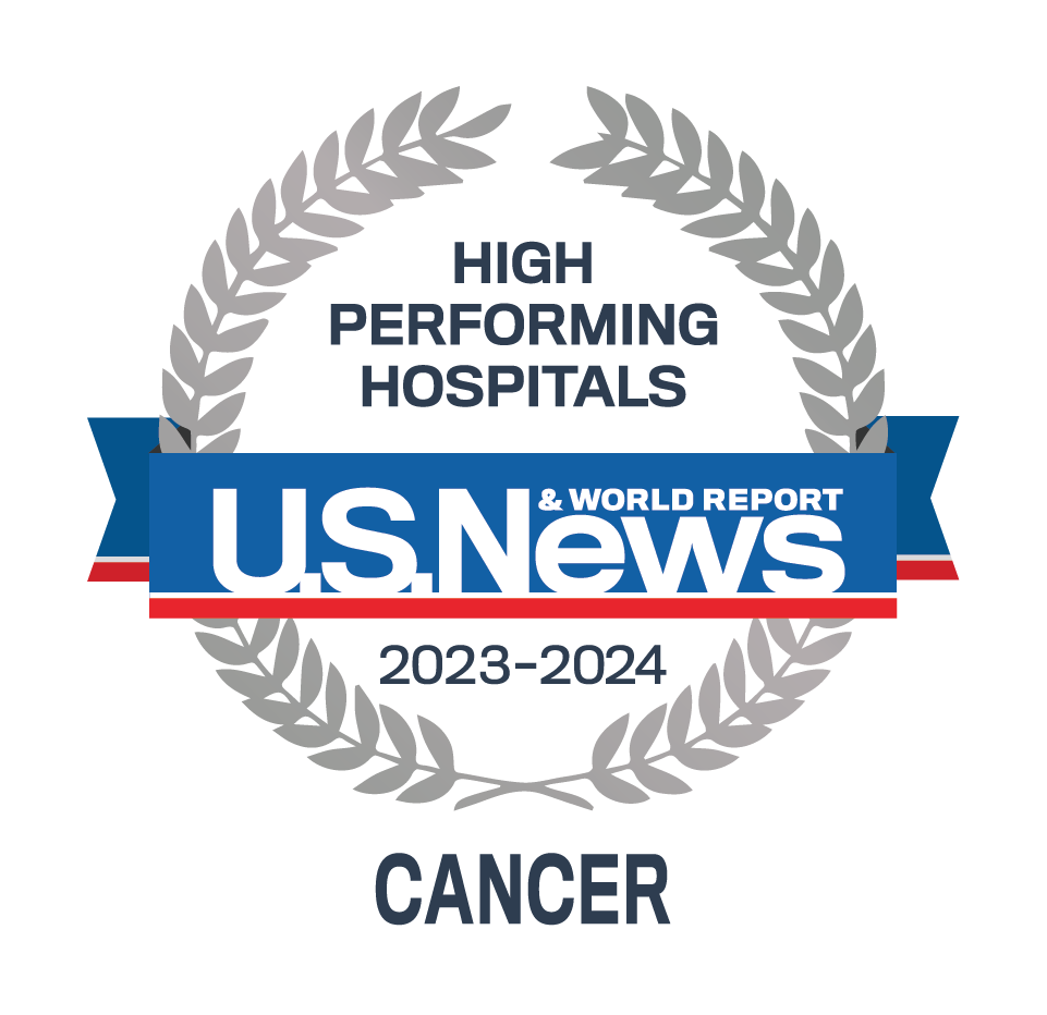 U.S. News & World Report High Performing Hospitals Cancer 2023 - 2024