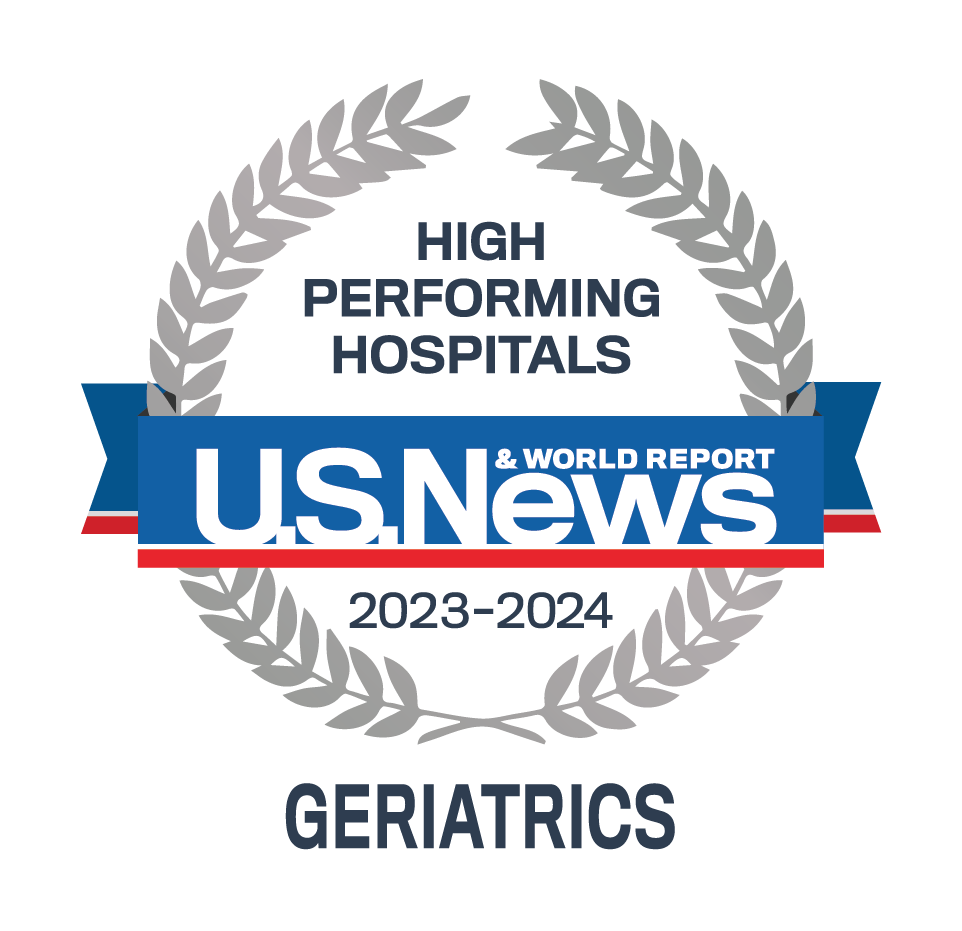 U.S. News & World Report High Performing Hospitals Geriatrics 2023 - 2024