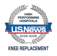 U.S. News & World Report High Performing Hospitals Knee Replacement 2025-2026