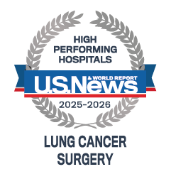 U.S. News & World Report High Performing Hospitals Lung Cancer Surgery 2025-2026