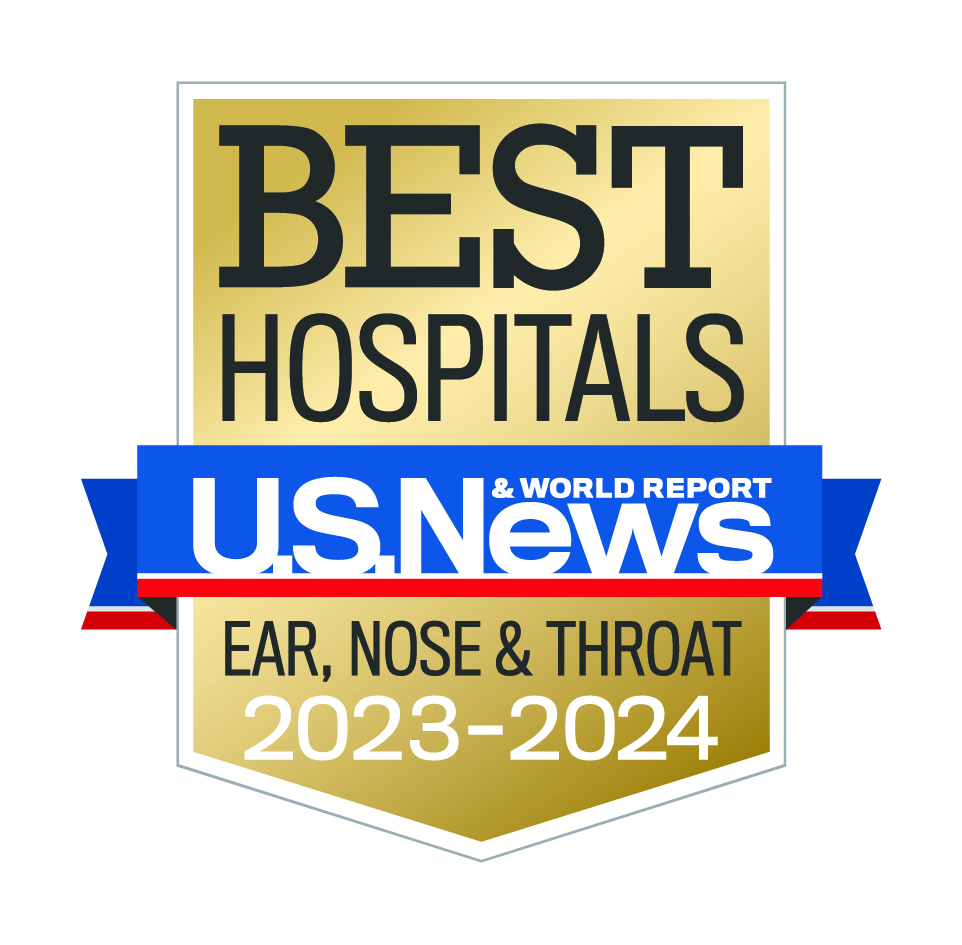 U.S. News & World Report Best Hospitals Ear, Nose & Throat 2023 - 2024