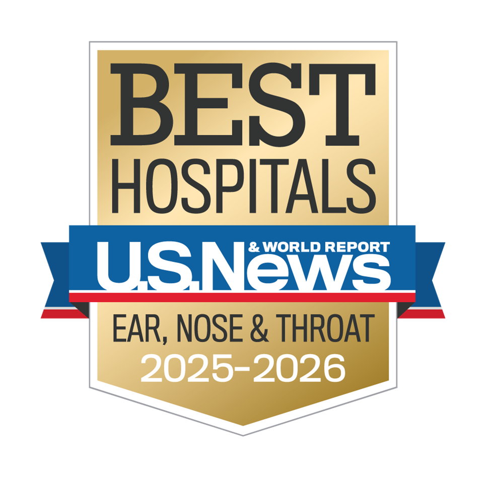 U.S. News & World Report Best Hospitals Ear Nose & Throat 2025-2026