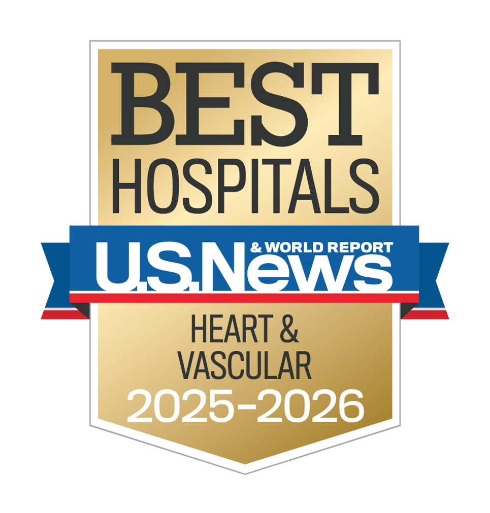 U.S. News & World Report Best Hospitals Heart & Vascular 2025-2026
