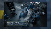 image of physicians operating on a trauma patient in an operating room at the tgh wallce trauma center with the caption "region's only level 1 trauma center adults & children"