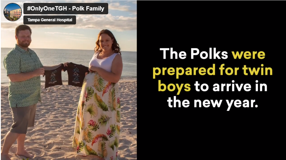 Video of the Polk Family in the TGH NICU