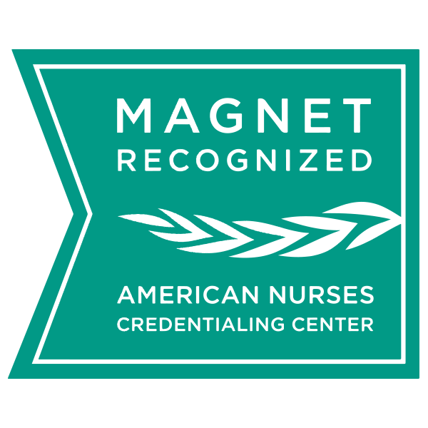 Magnet Recognized American Nurses Credentialing Center Badge Horizontal