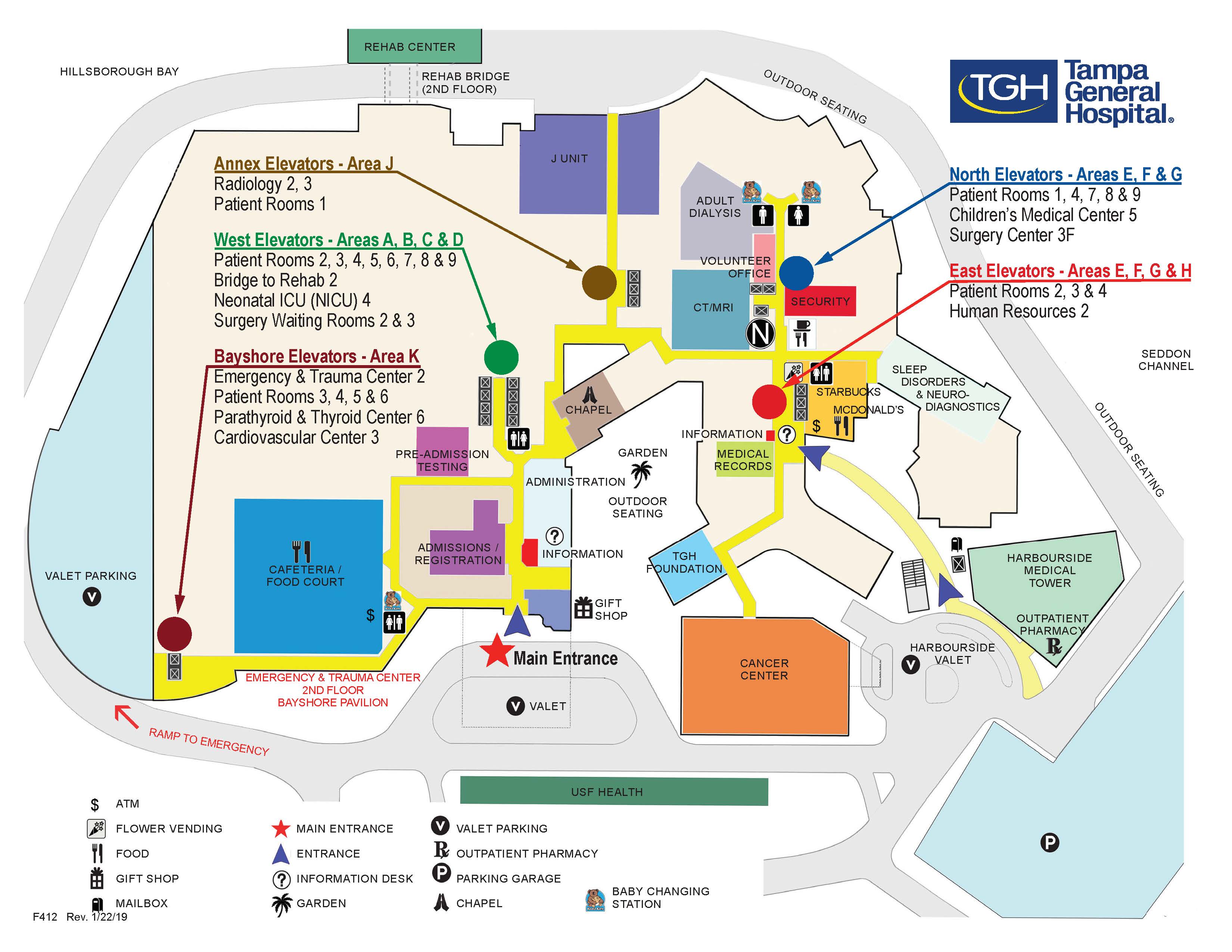 Campus Map Tampa General Hospital